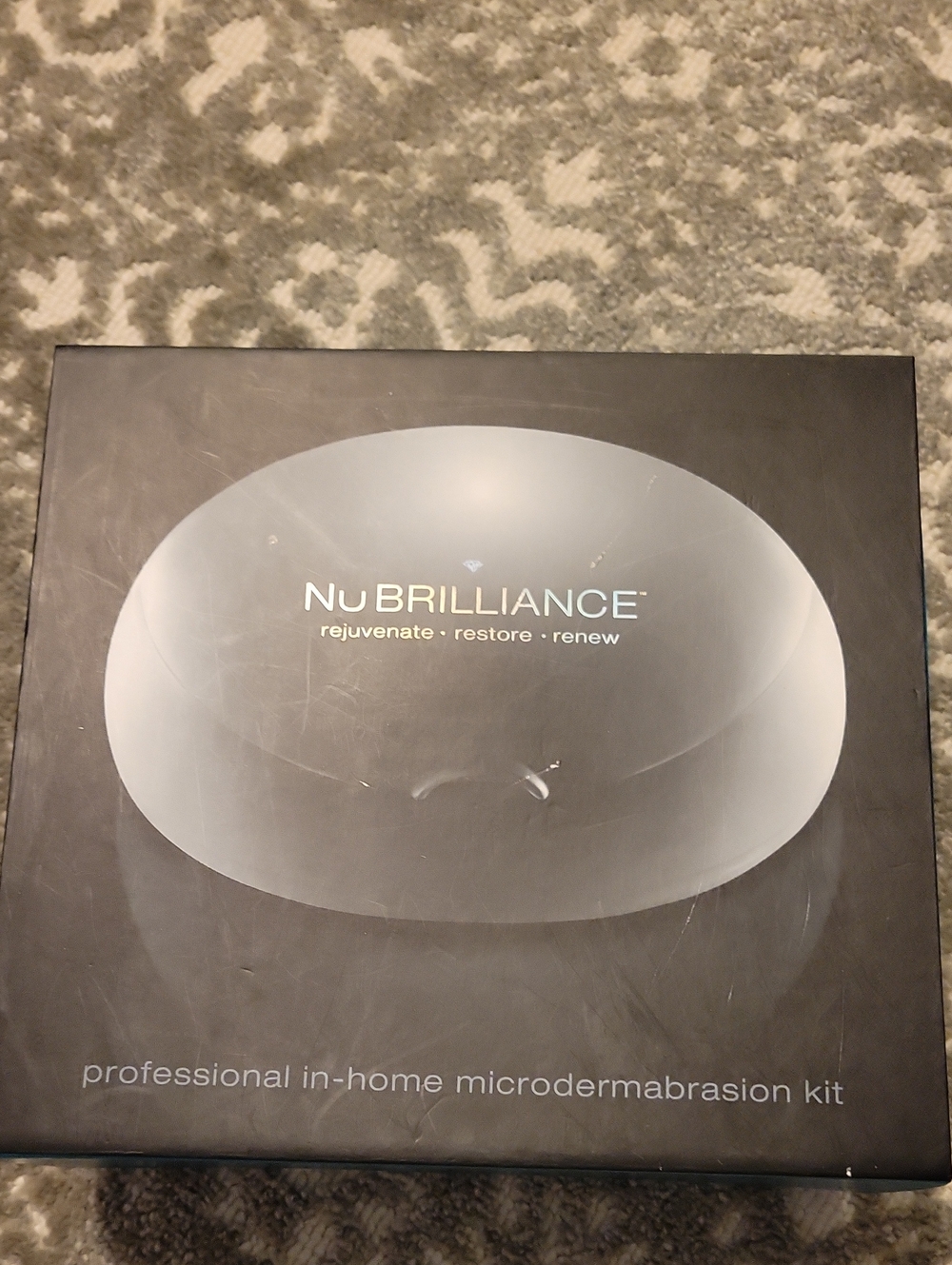 NuBRILLIANCE Professional In-Home Microdermabrasion Kit - Black
